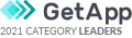 GetApp 2021 Category Leaders badge